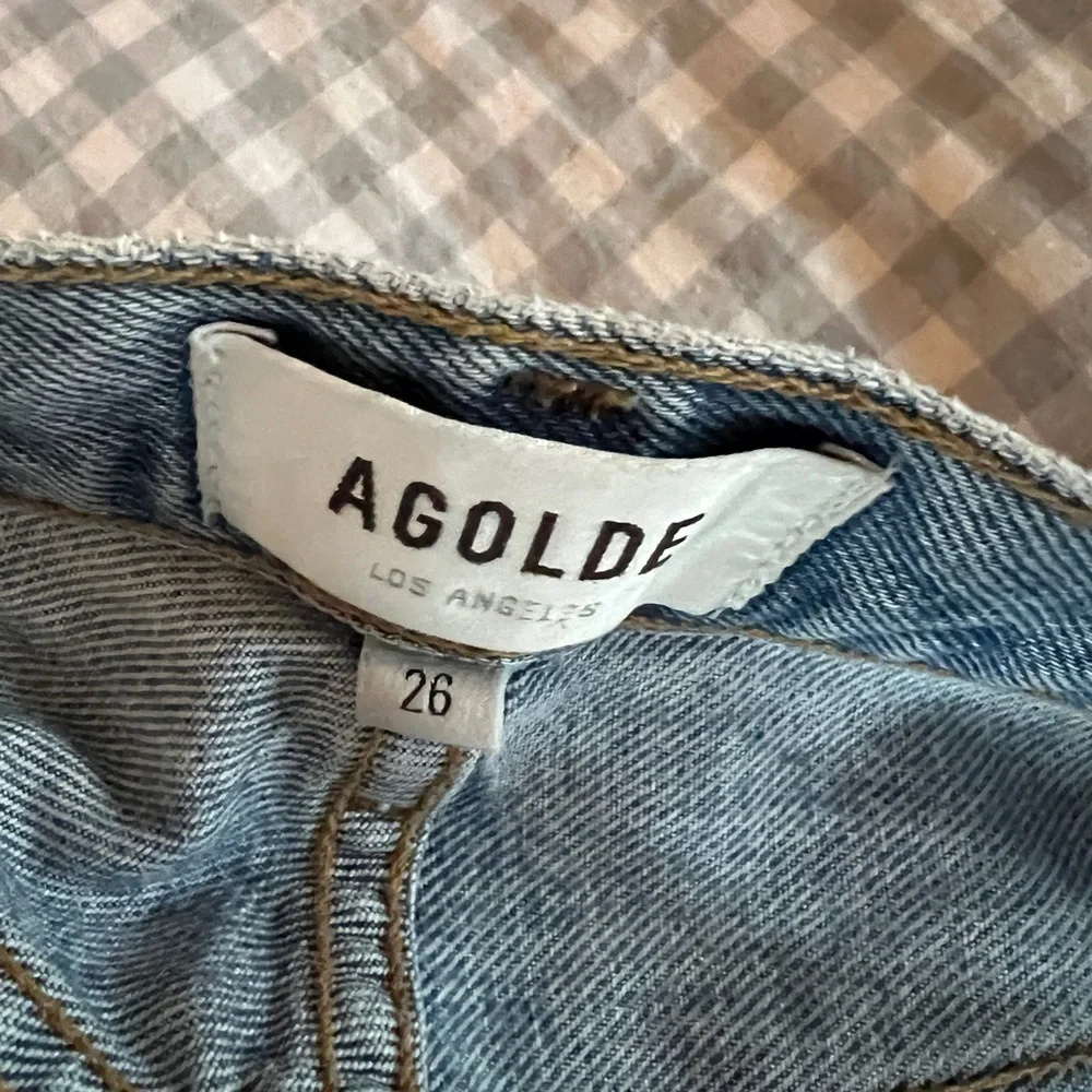 Agolde Riley Crop Denim Jeans - Picture 4 of 6
